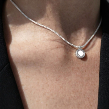 Jason Hyde white Ocean Necklace with Zirconia
