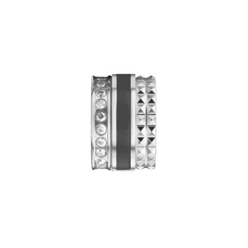 Stainless Steel Pendant with Zirconia and Black Chip | Jason Hyde