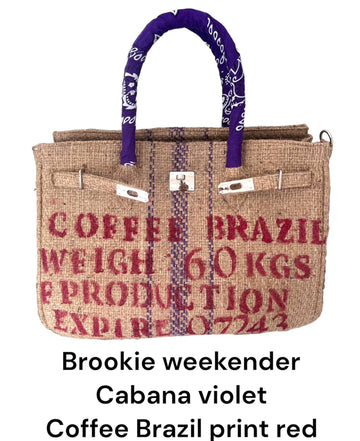 Bag COFFEE Red Weekender