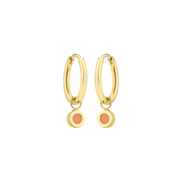 NEW WAVE HOOPS HANGING APRICOT CRUSH CHIP