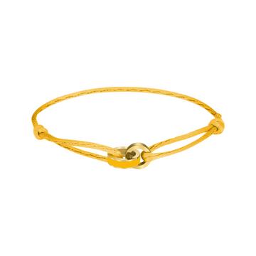 WEWA SPECTRA YELLOW CORD AND CHIP BRACELET