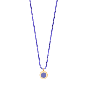 OCEAN PERSIAN BLUE CHAIN PERSIAN BLUE CHIP NECKLACE