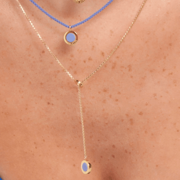 Persian Blue and Spectra Yellow wewa and ocean bracelets, necklaces