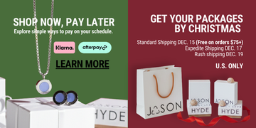 Holiday e-commerce banner: Shop Now, Pay Later and Christmas shipping deadlines. 