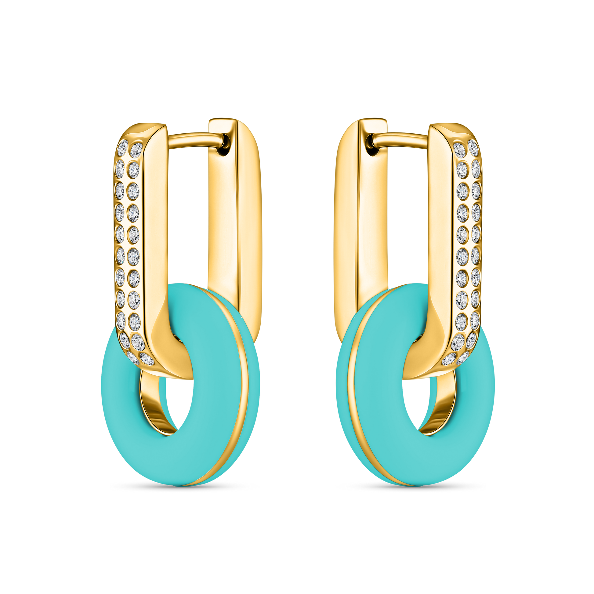 Turquoise Lifesaver earrings