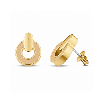 Jason Hyde Nereida Beige Enemal Earrings