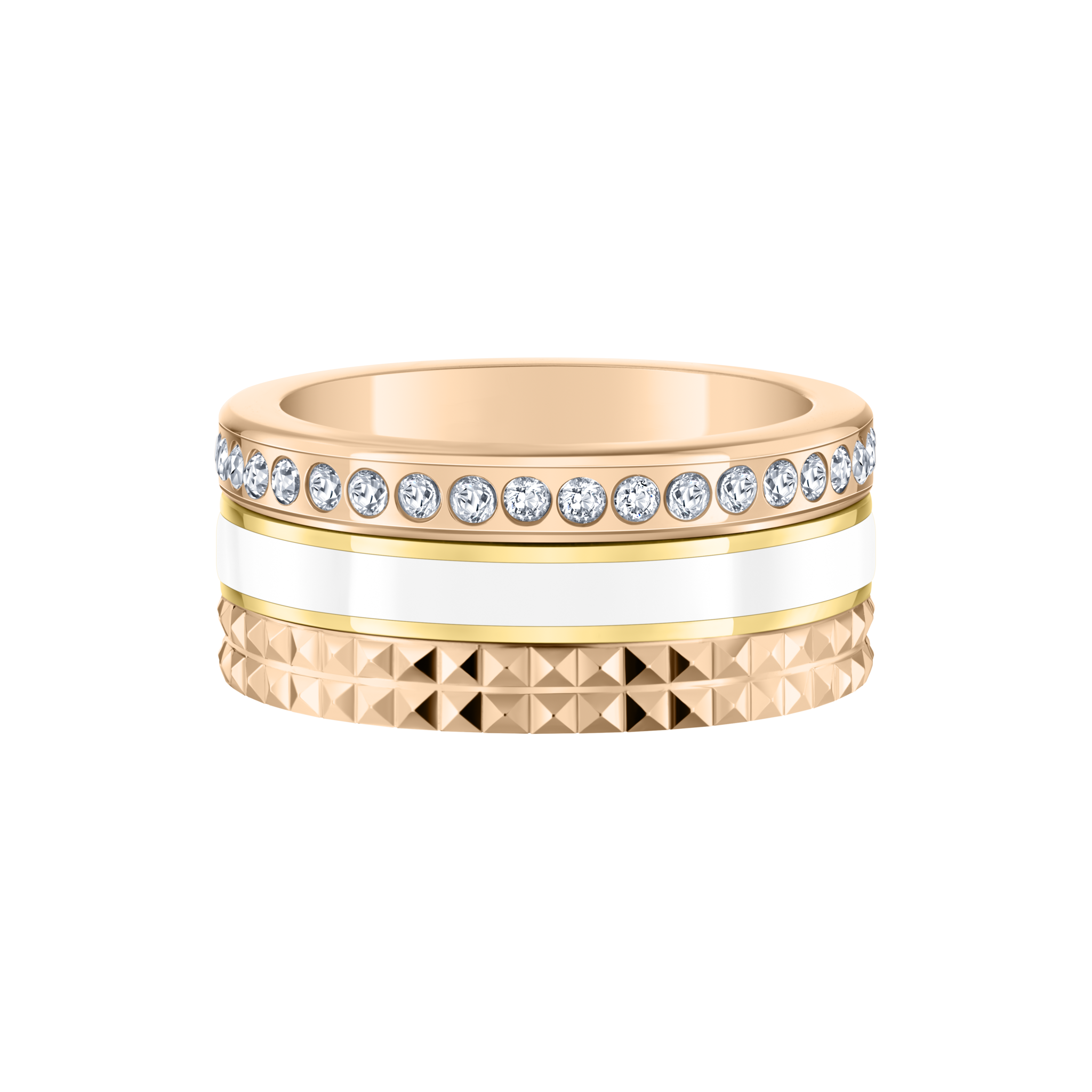 WEWA TUBE WHITE CHIP WITH ZIRCONIA RING