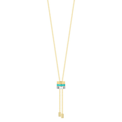 TURQUOISE CHIP NECKLACE