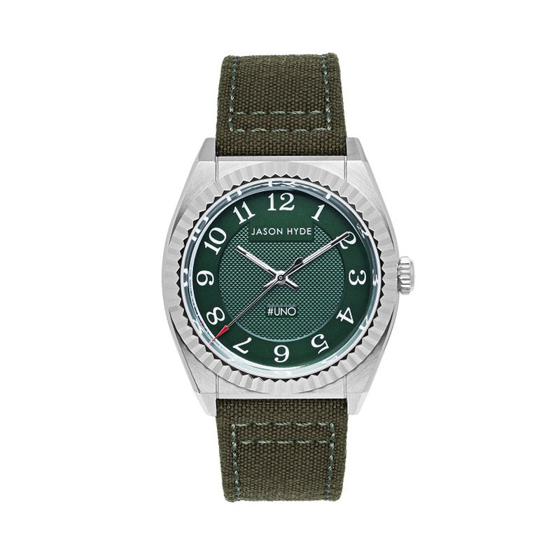 #UNO | 40MM WATCH GREEN DIAL - GREEN STRAP