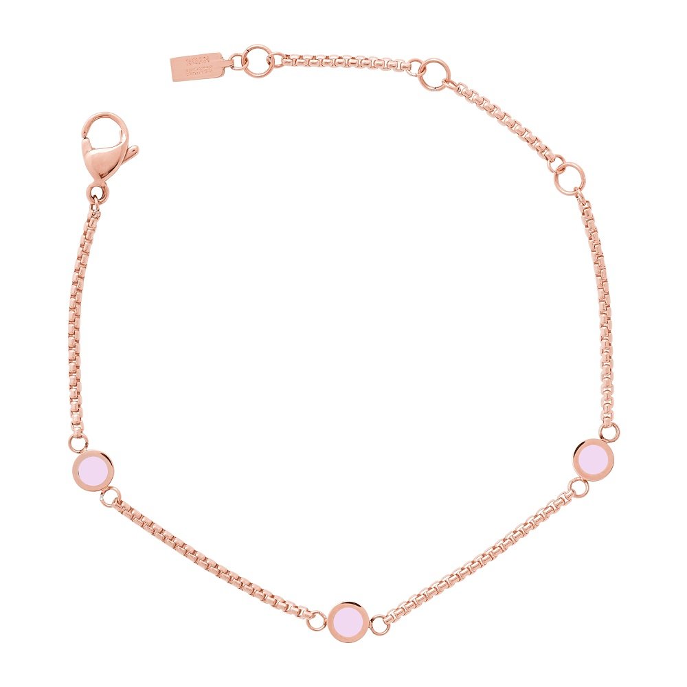 NEW WAVE PINK CHIP BRACELET