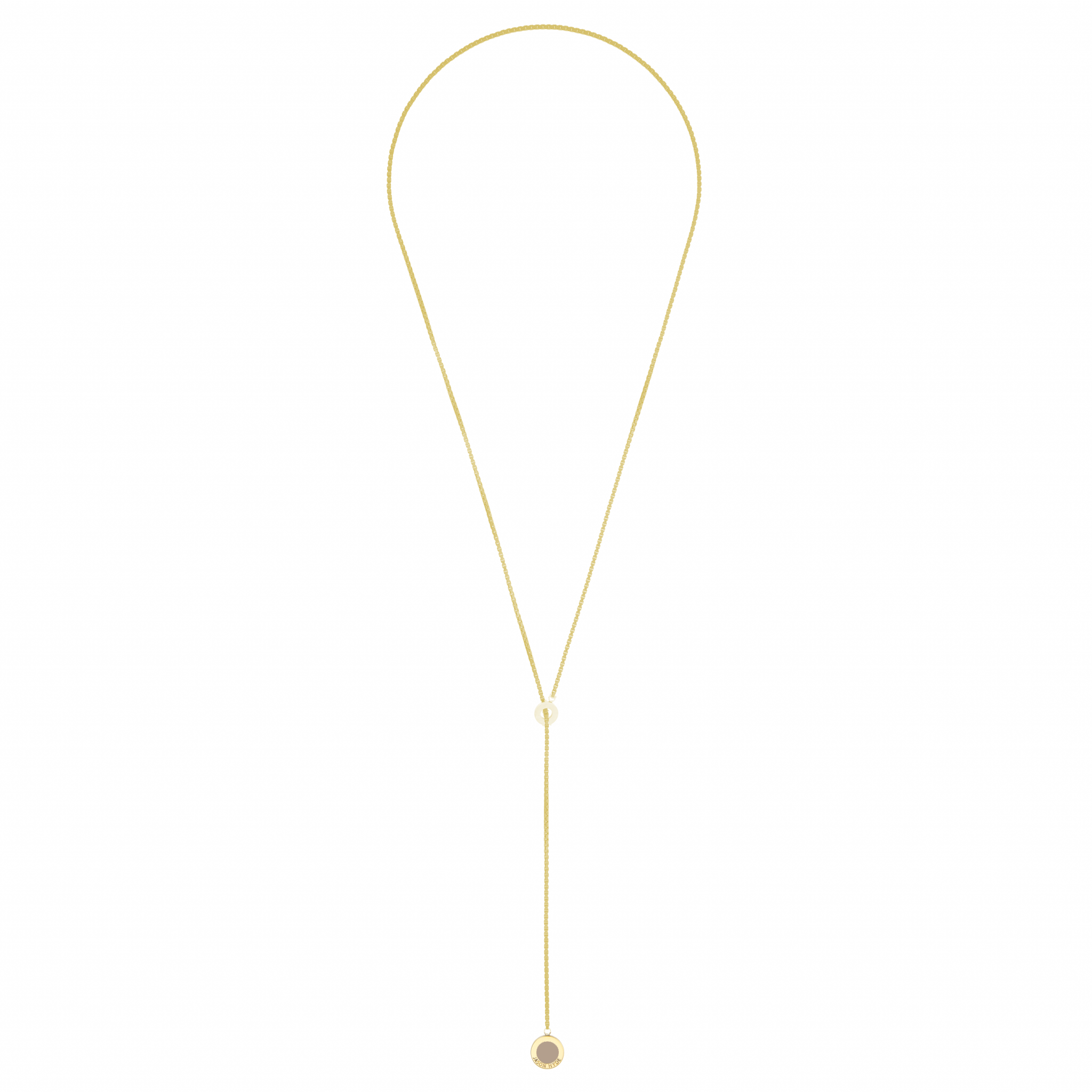 OCEAN BEIGE CHIP LARIAT