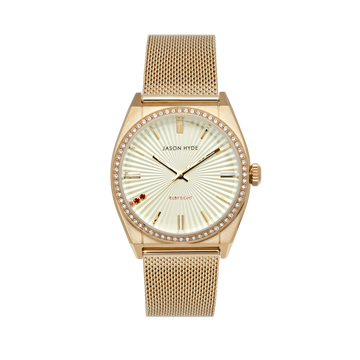 #RUBY-EIGHT | 36MM WATCH WHITE DIAL - MESH STRAP